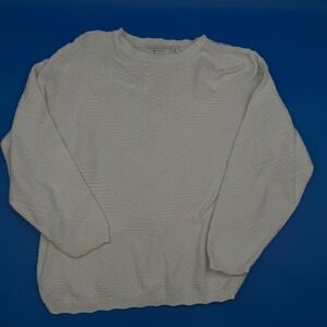 UNITED STATES SWEATERS Mens Crew Neck Textured Knit Cotton Sweater Size S